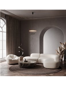 Lampada a sospensione Ambience nero LED