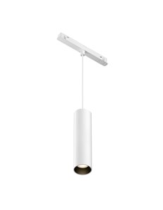 Lampada a sospensione a binario Focus LED bianco -