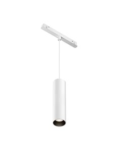 Lampada a sospensione a binario Focus LED bianco -