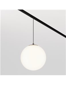 Lampada a sospensione a binario Luna nero - 2