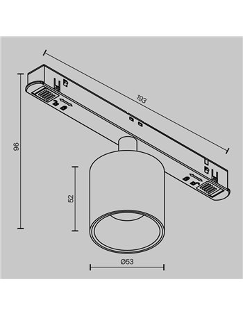 Sistemi a binario Alfa S nero LED