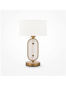 Lampada da tavolo Marmo ottone E27 Maytoni 2