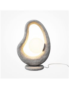 Lampada da tavolo Opus grigio G9 Maytoni 2