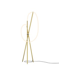 Lampada da terra Crochet ottone LED Maytoni