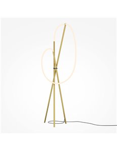 Lampada da terra Crochet ottone LED Maytoni 2