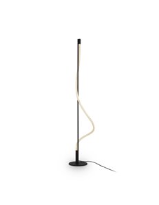 Lampada da terra Tau nero LED Maytoni