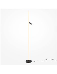 Lampada da terra Thin nero LED Maytoni 2