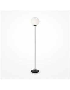 Lampada da terra Ring nero E27 Maytoni