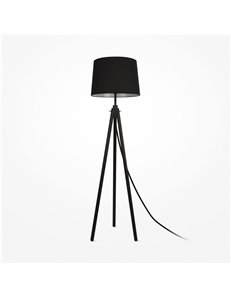 Lampada da terra Calvin nero E27 Maytoni 2