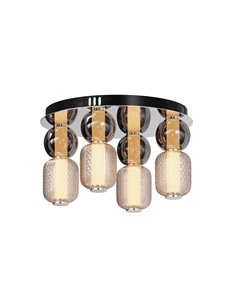 Lampada da soffitto Drop cromo LED Maytoni