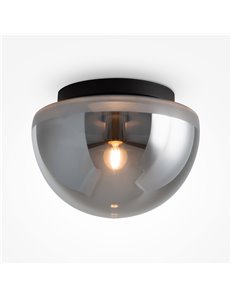 Lampada da soffitto Glassy nero E27 Maytoni