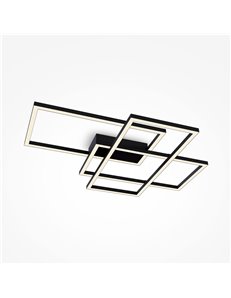 Lampada da soffitto Rida nero LED Maytoni 2