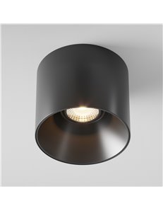 Lampada da soffitto Alfa LED nero LED Technical 2