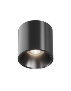 Lampada da soffitto Alfa LED nero LED Technical