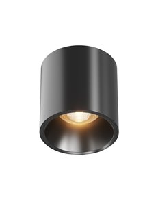 Lampada da soffitto Alfa LED nero LED Technical