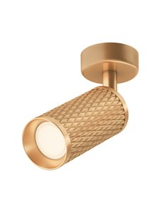 Lampada da soffitto Focus Design oro opaco GU10 Technical