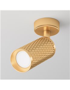 Lampada da soffitto Focus Design oro opaco GU10 Technical 2
