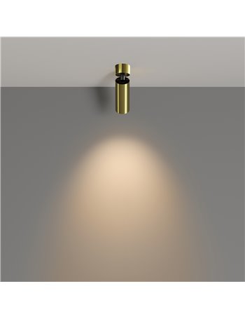 Lampada da soffitto FOCUS LED ottone LED Technical
