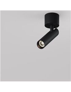 Lampada da soffitto Focus T nero LED Technical 2