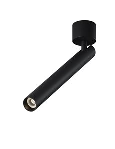 Lampada da soffitto Focus T nero LED Technical