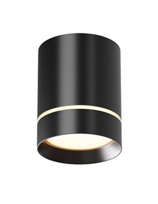 Lampada da soffitto Orlo nero LED Technical 2