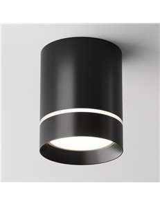 Lampada da soffitto Orlo nero LED Technical