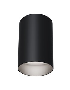 Lampada da soffitto Slim nero GU10 Technical