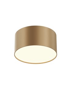 Lampada da soffitto Zon oro opaco LED Technical