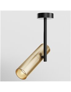 Lampada da soffitto Elti nero GU10 Technical 2