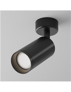 Lampada da soffitto Focus nero GU10 Technical