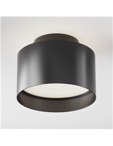 Lampada da soffitto Planet nero LED Technical 2