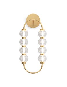 Applique lampada da parete Amulet oro LED Maytoni