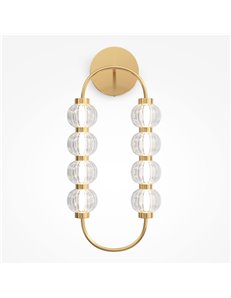 Applique lampada da parete Amulet oro LED Maytoni 2