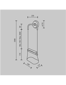 Applique lampada da parete Cabaret ottone LED Maytoni 2