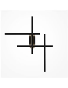 Applique lampada da parete Halo nero LED Maytoni 2