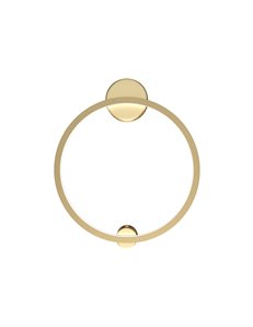 Applique lampada da parete Halo ottone LED Maytoni