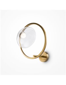 Applique lampada da parete Lunare ottone LED Maytoni