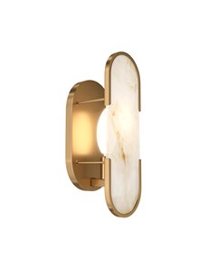 Applique lampada da parete Marmo ottone E14 Maytoni