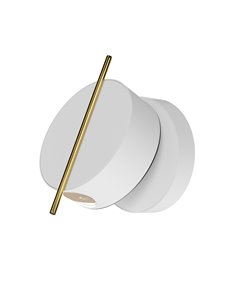 Applique lampada da parete Nuance bianco e ottone LED Maytoni