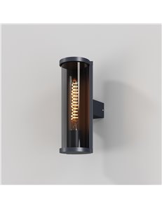 Applique da giardino Conf grafite E27 Outdoor 2