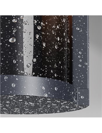 Applique da giardino Conf grafite E27 Outdoor