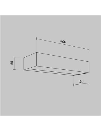 Applique da giardino Lot bianco LED Outdoor