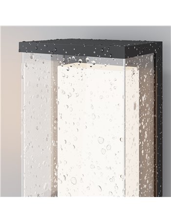 Applique da giardino Baker Street nero LED Outdoor