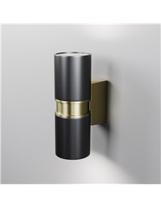 Applique da giardino Bowery nero GU10 Outdoor 2