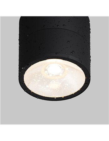 Lampada da soffitto Spin grafite LED Outdoor