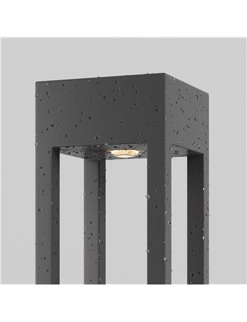 Paletto giardino Elbe grafite LED Outdoor