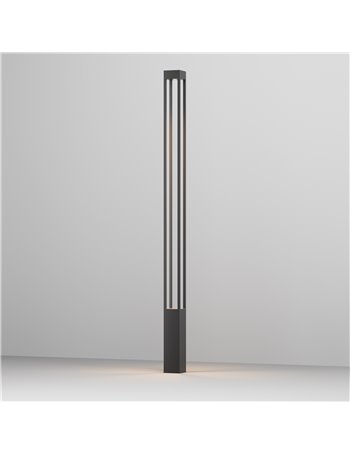 Paletto giardino Elbe grafite LED Outdoor