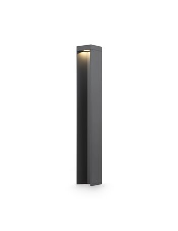 Paletto giardino Essen grigio LED Outdoor