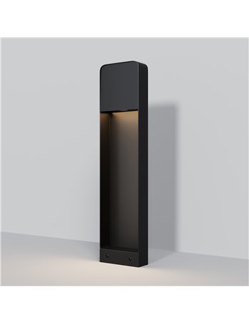 Paletto giardino Porte nero LED Outdoor