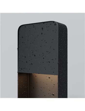 Paletto giardino Porte nero LED Outdoor